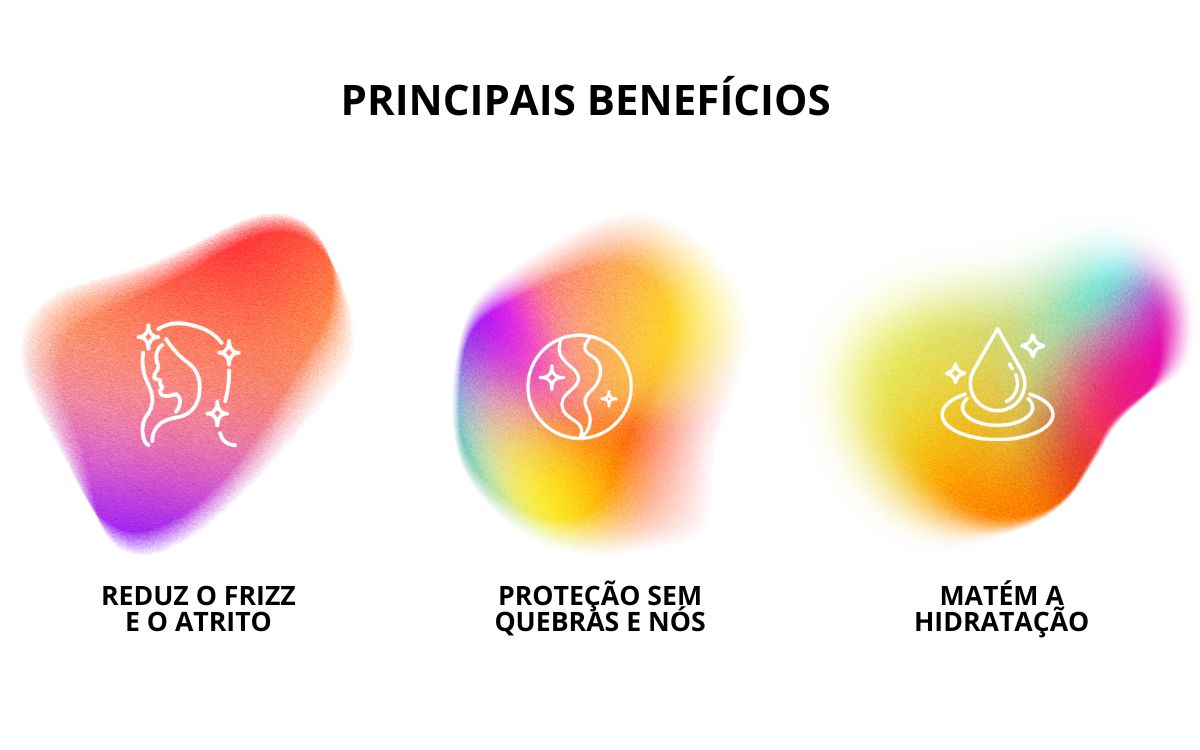 3 principais benefícios TOUCA DE CETIM ZERO FRIZZ